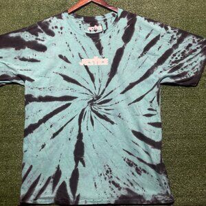 Justice Justin Bieber Tie Dye Blue XXL Low-Puff Print